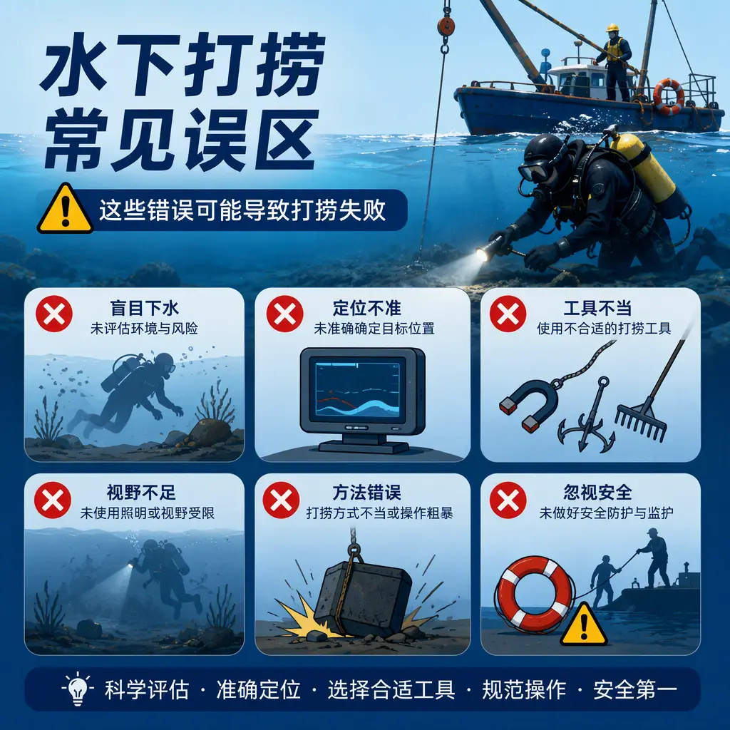 深耕水下打捞，兼顾民用失物与工程潜水作业珙县