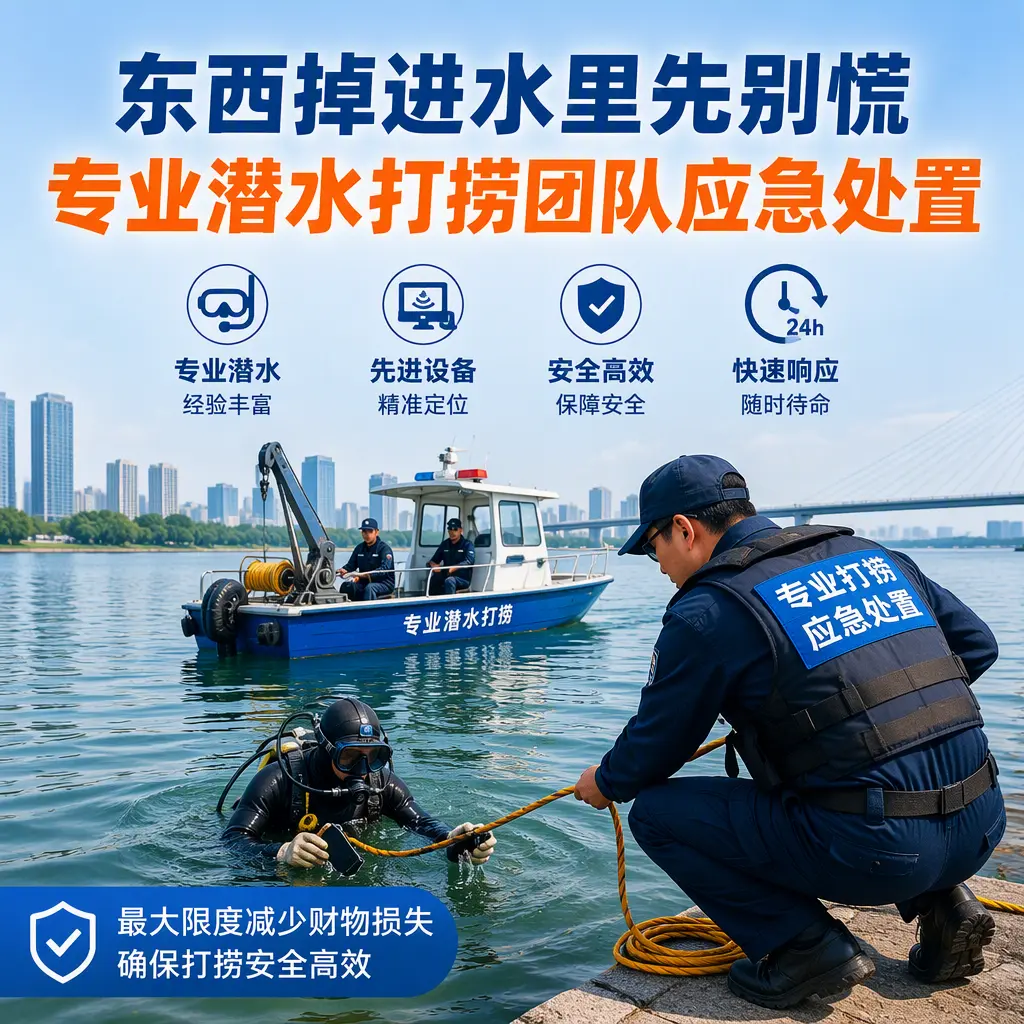 珙县东西掉进水里先别慌，专业潜水打捞团队应急处置